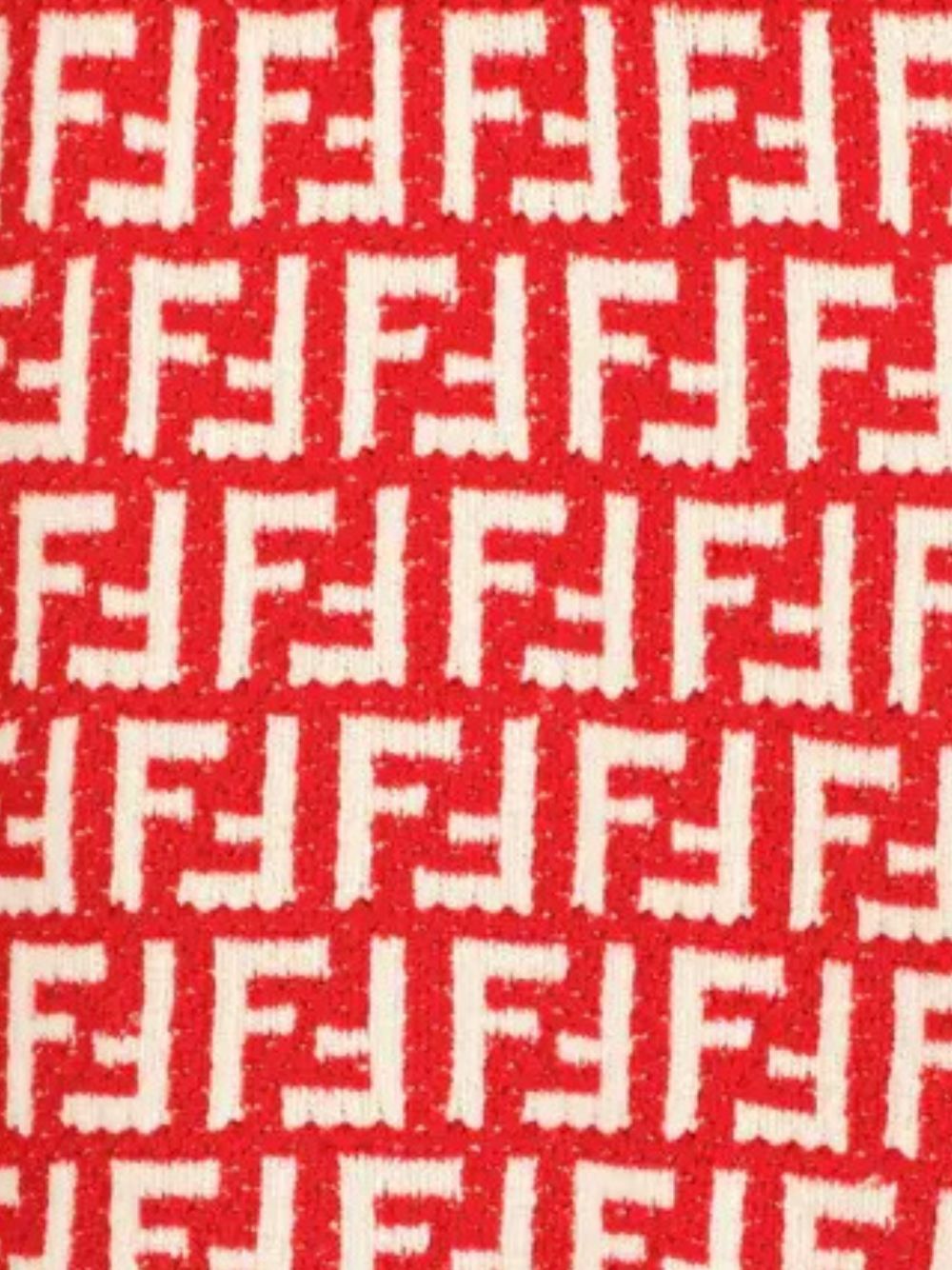 Fendi Elastic Waist Skirt In Red