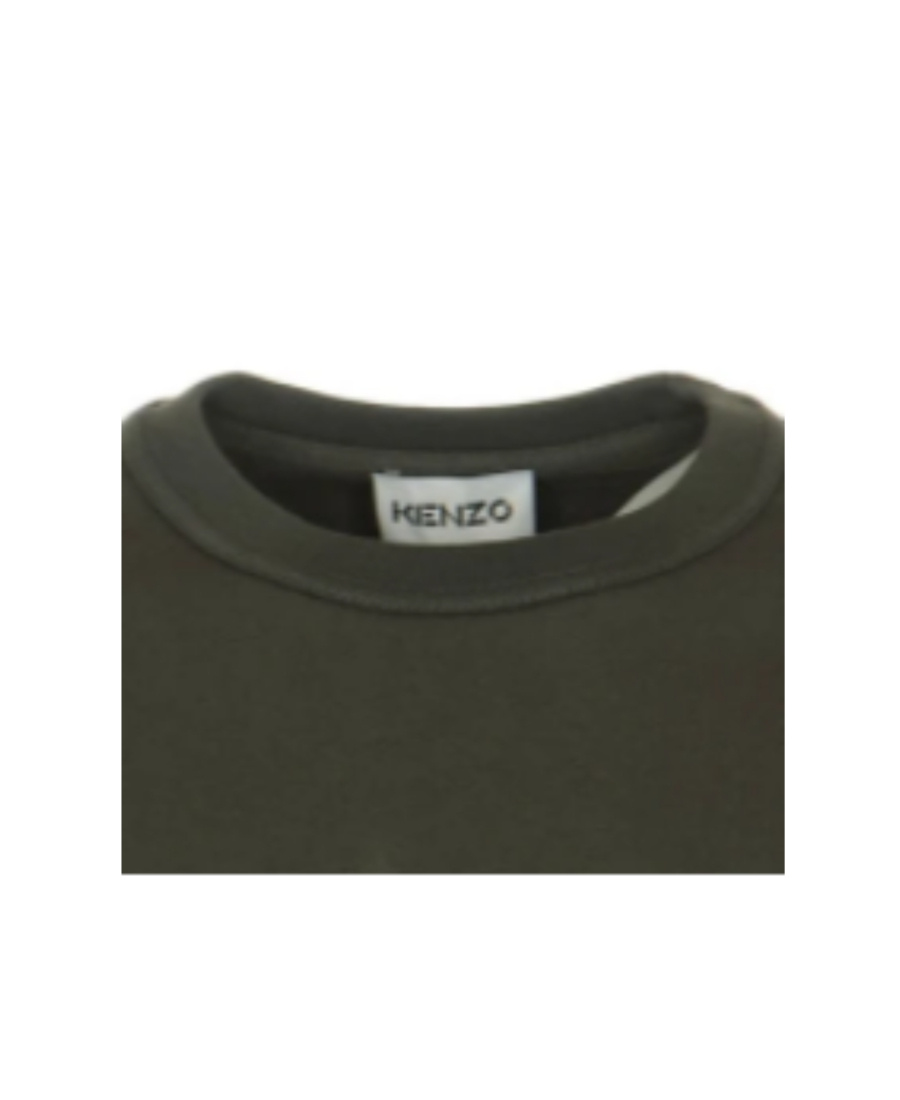 Kenzo Embroidered-logo Sweatshirt In Black
