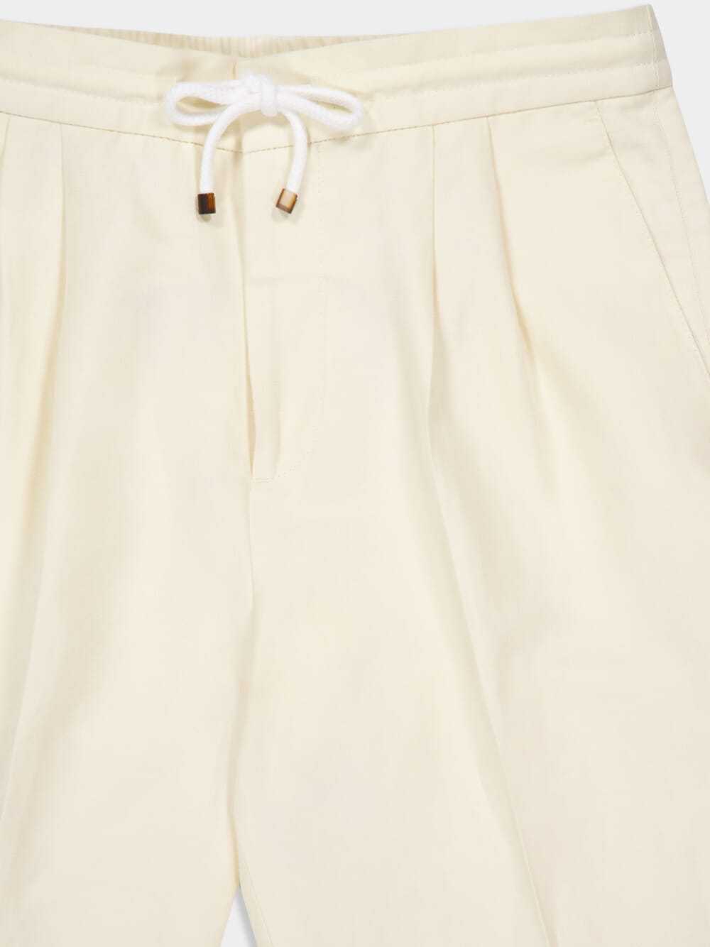 Brunello Cucinelli Corduroy Trousers In White