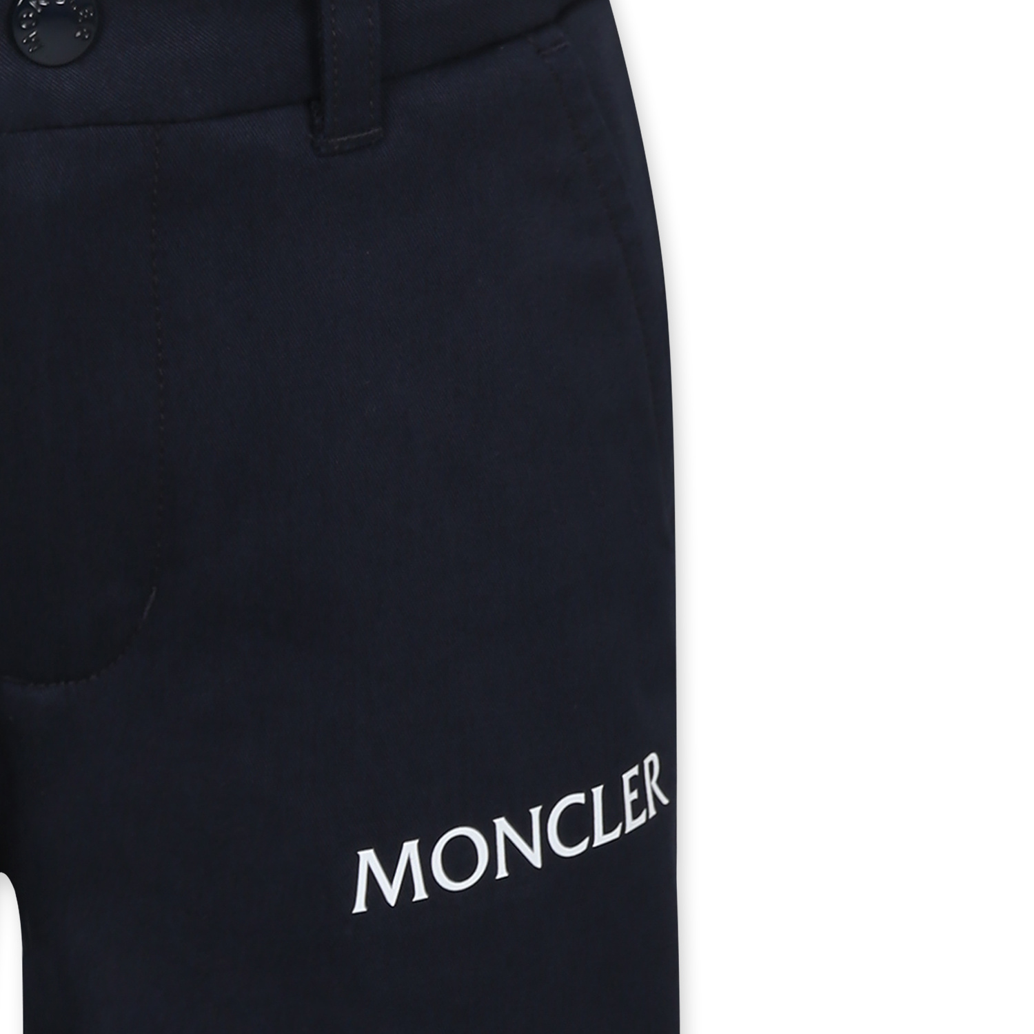 Moncler Belt-loop Shorts In Blue