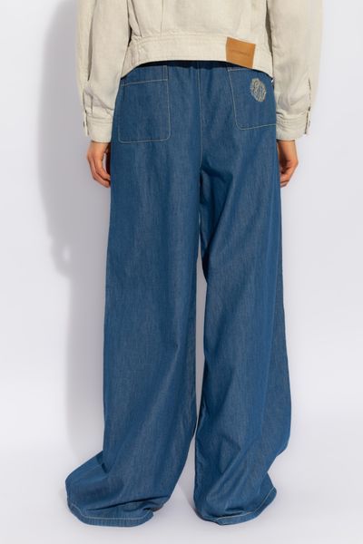 EMPORIO ARMANI HIGH-RISE WIDE-LEG TROUSERS 