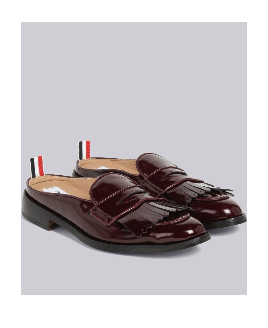 Thom Browne Fringed Penny Loafers In Multicolor