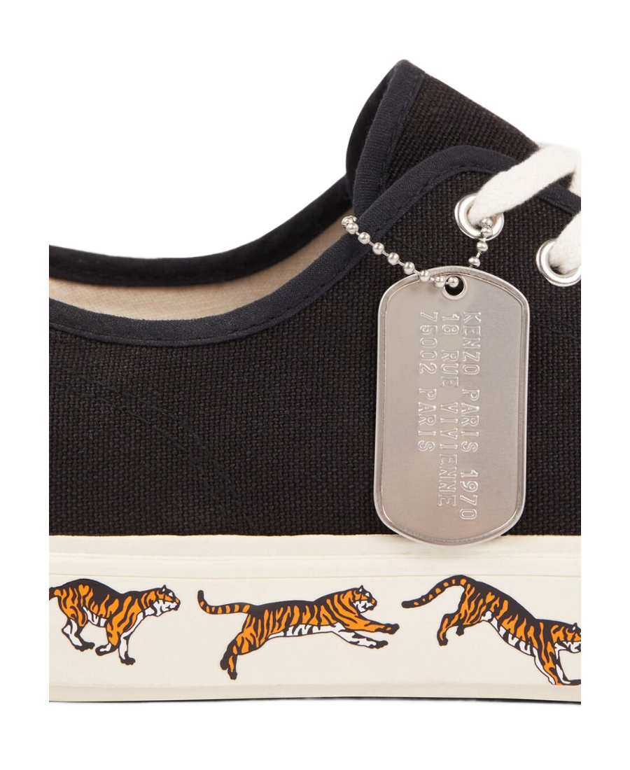 Kenzo Logo Sneakers In Black