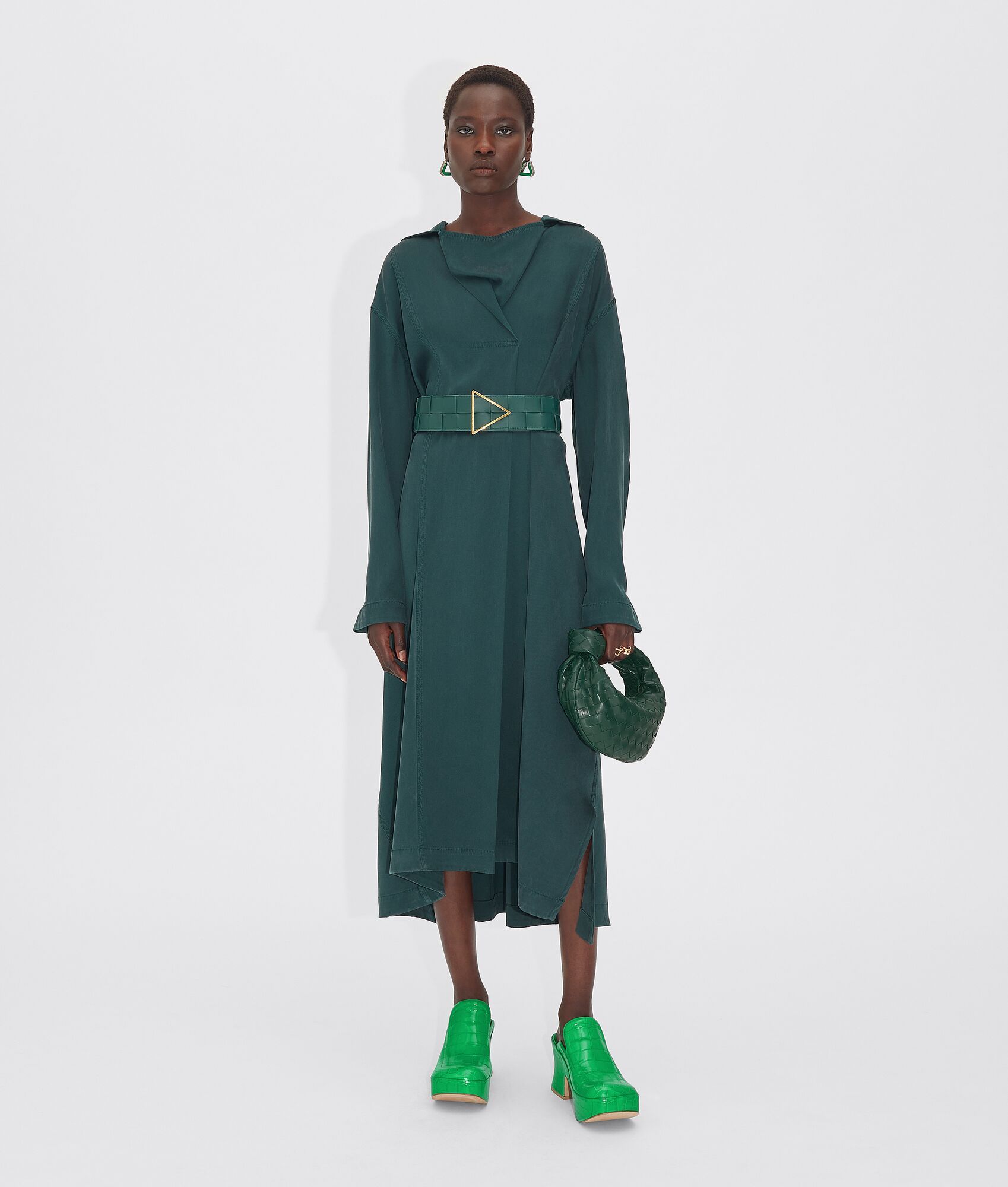 Bottega Veneta Mini Jodie Bag In Green