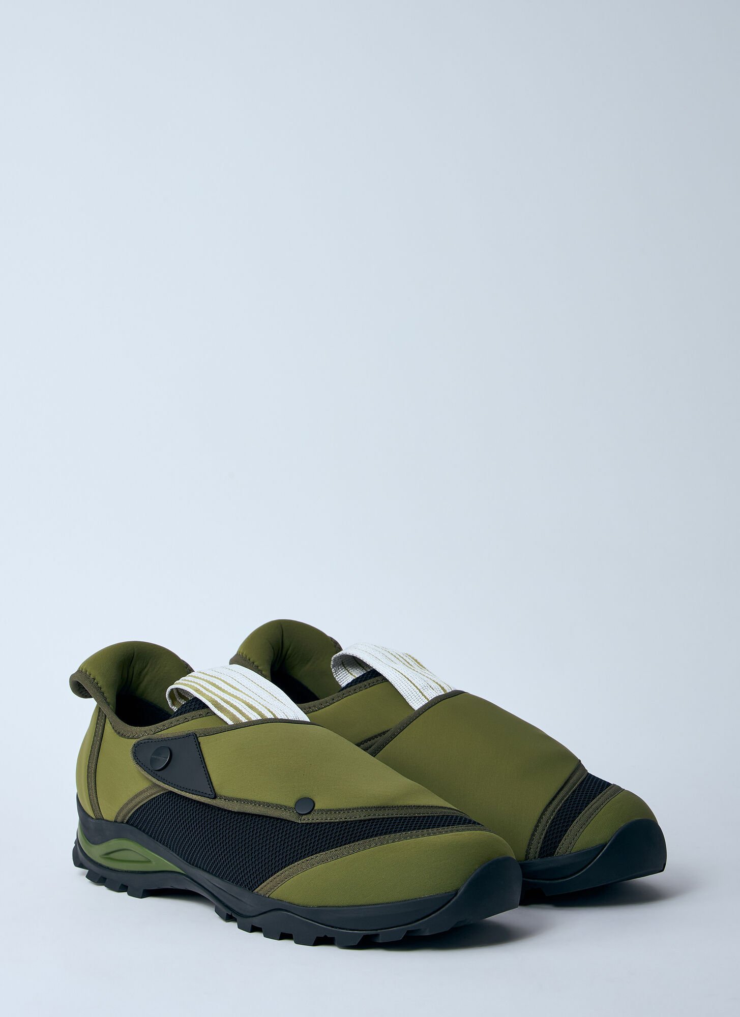 Kiko Kostadinov Green Riadis Sneakers In Gray