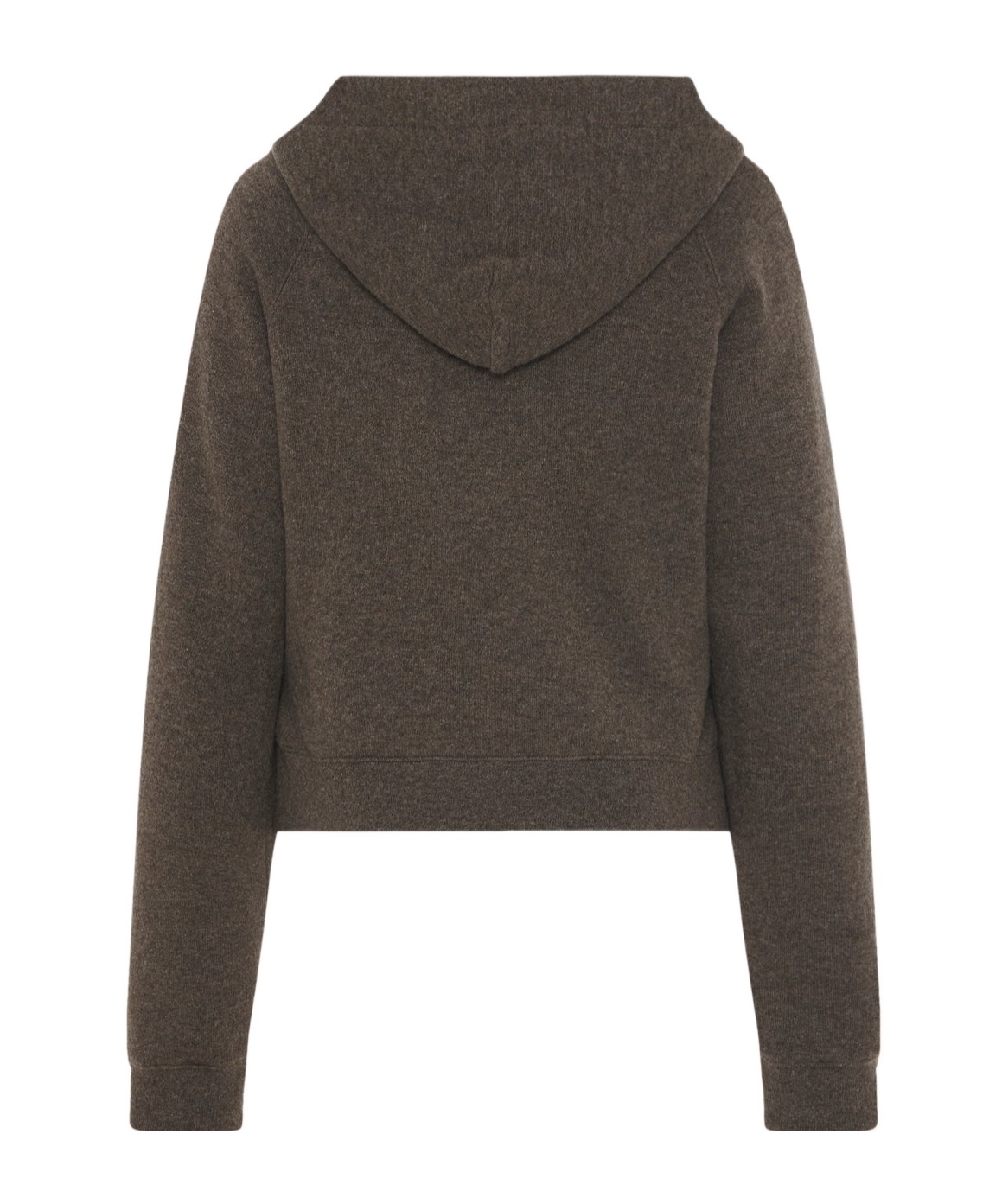The Row Timia Sweatshirt In Cotton And Cashmere In Brown