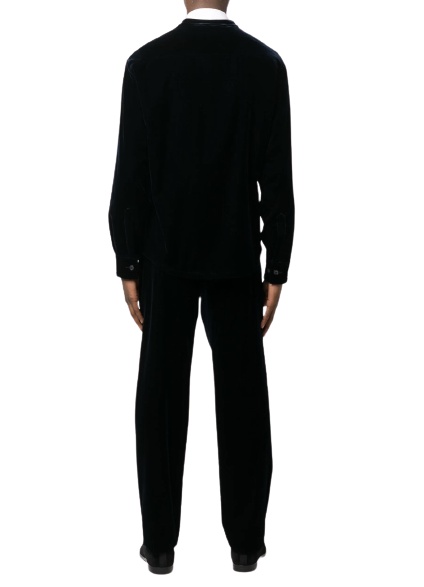 Giorgio Armani Long-sleeved Jacket  Pants Two-piece In Black