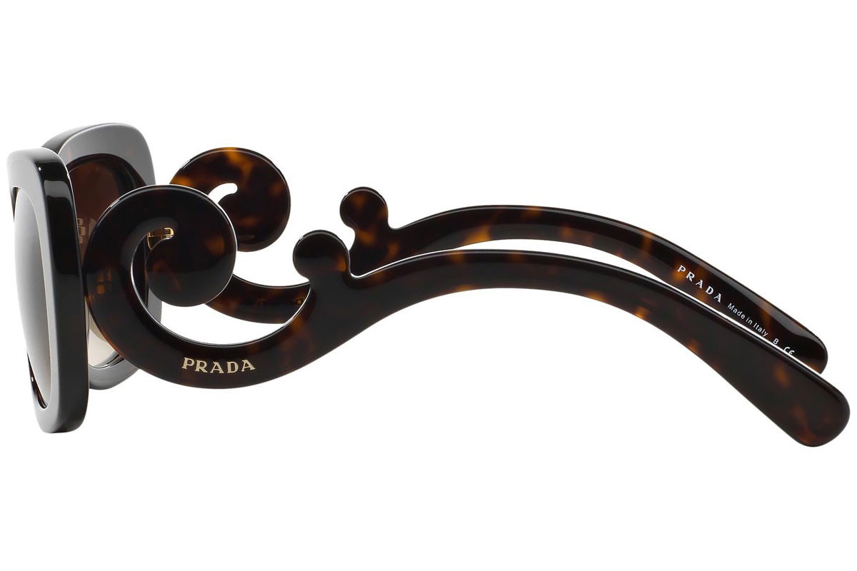 Prada Logo Sunglasses In Black