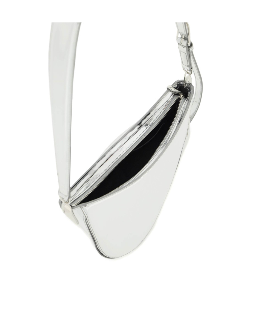 Mugler Medium Spiral Curve 01 Bag In Gray