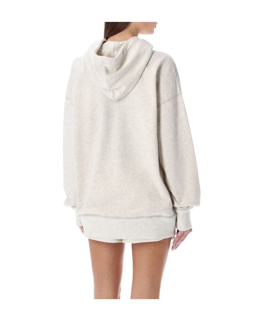 Isabel Marant Étoile Isabel Marant Etoile Women Melange Ivory Cotton Blend Mansel Sweatshirt In Neutral