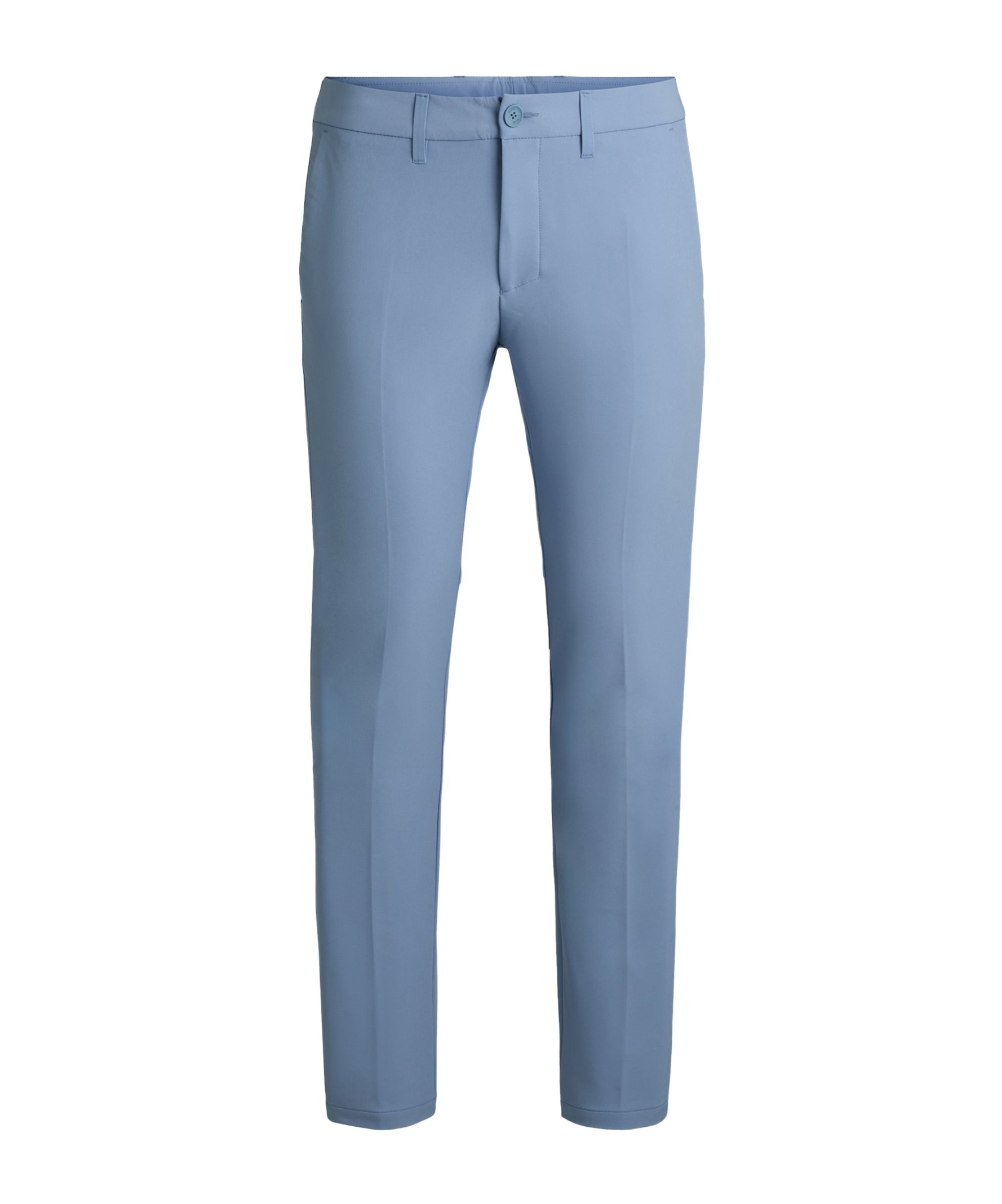 Hugo Boss Slim-fit Chinos In Stretch-cotton Gabardine In Blue