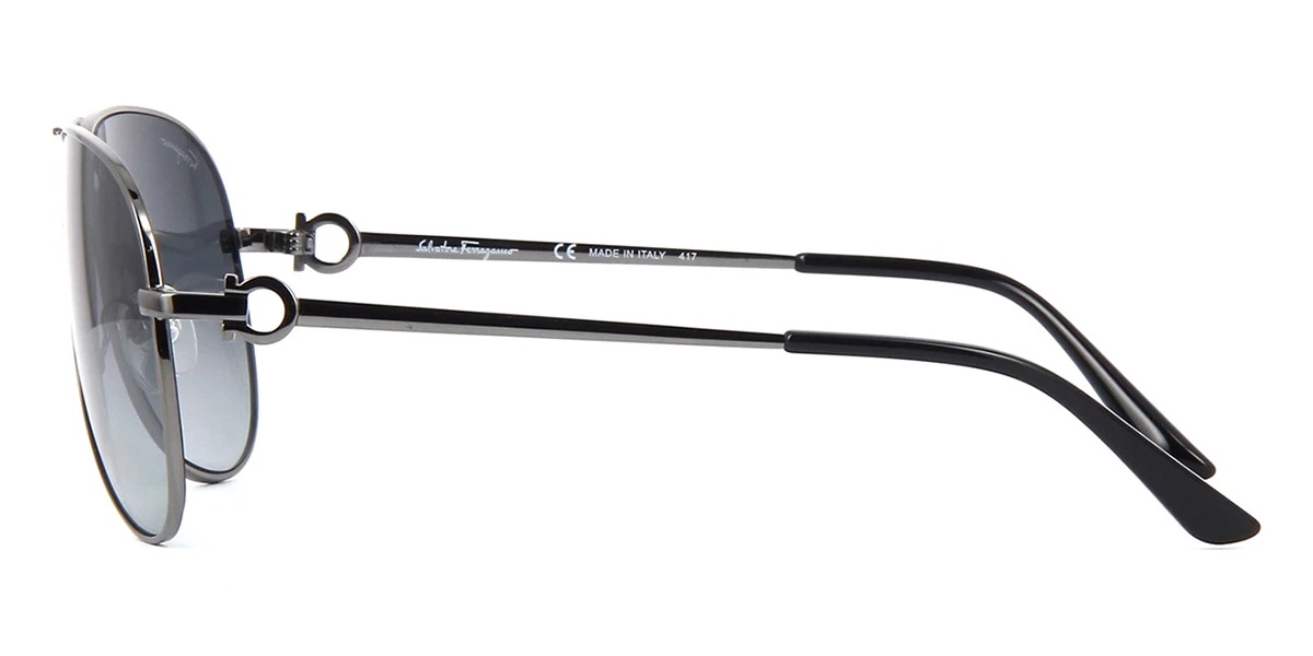 Ferragamo Logo Sunglasses In Gray