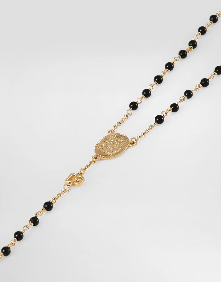 Dolce & Gabbana Rosary-style Necklace In Gold