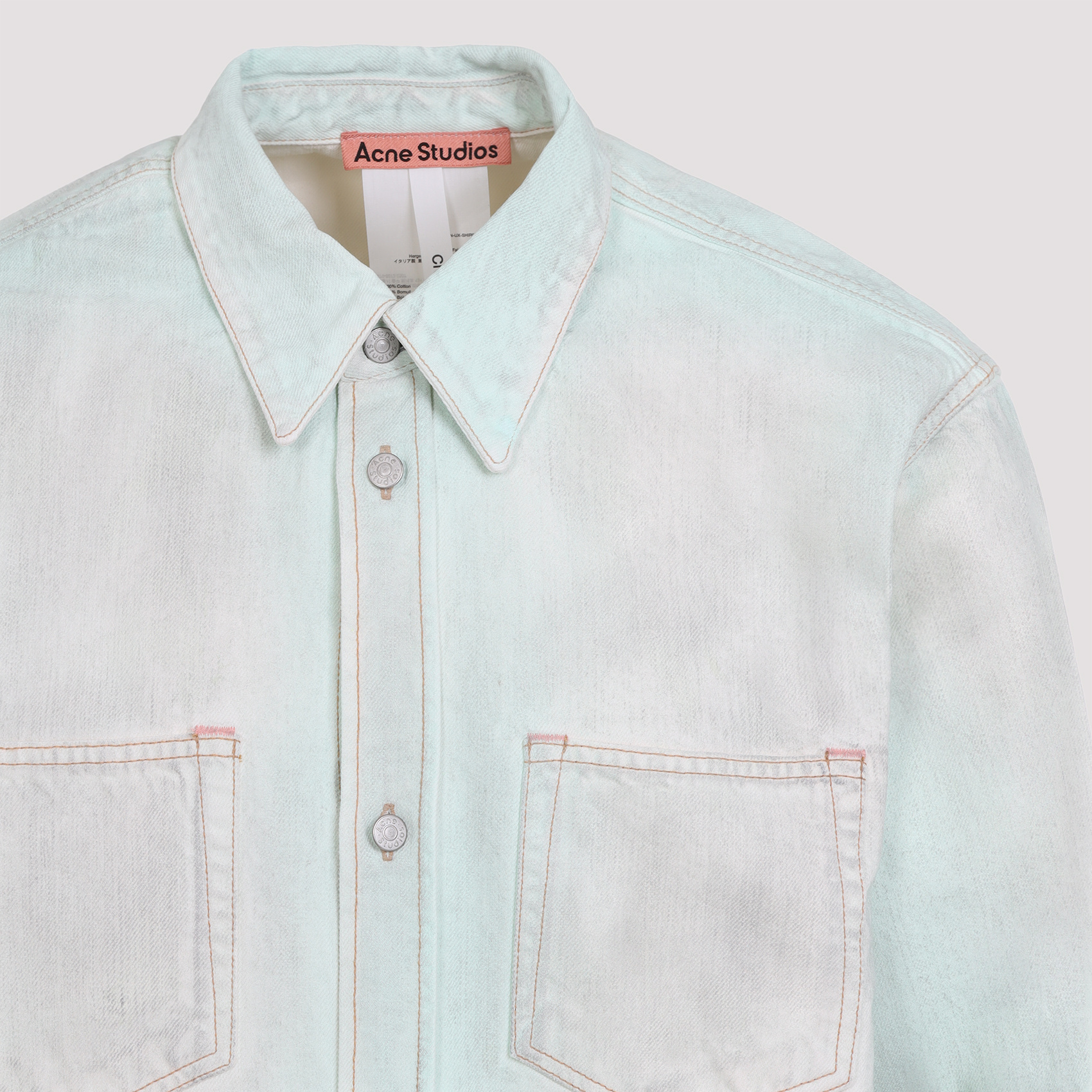 Acne Studios Long-sleeved Shirt In White