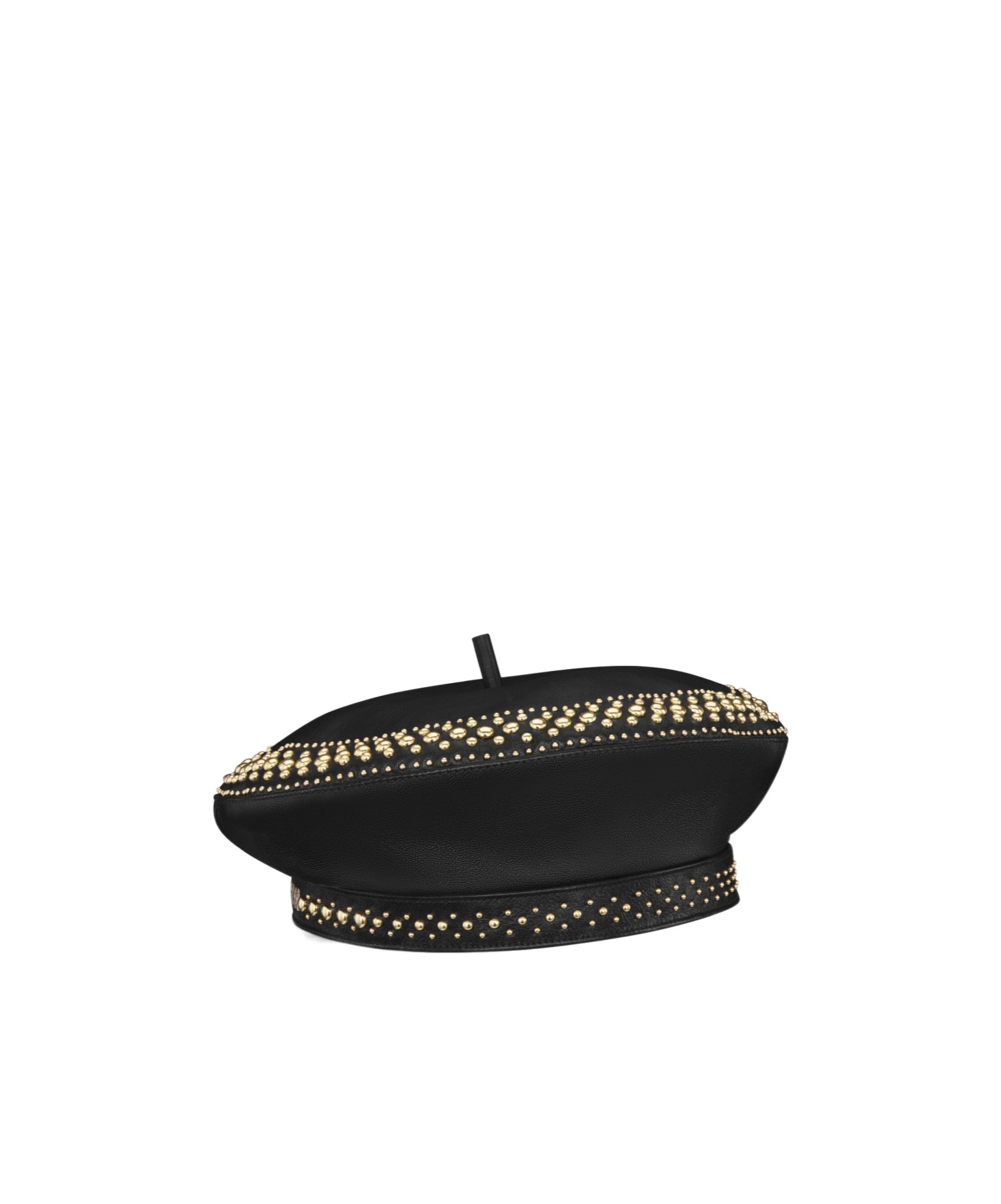 Dior Arty Rivet Art Beret In Black