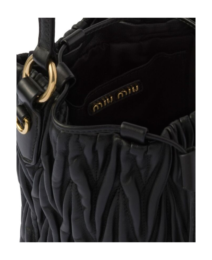 Miu Miu Pleated Shoulder Bag