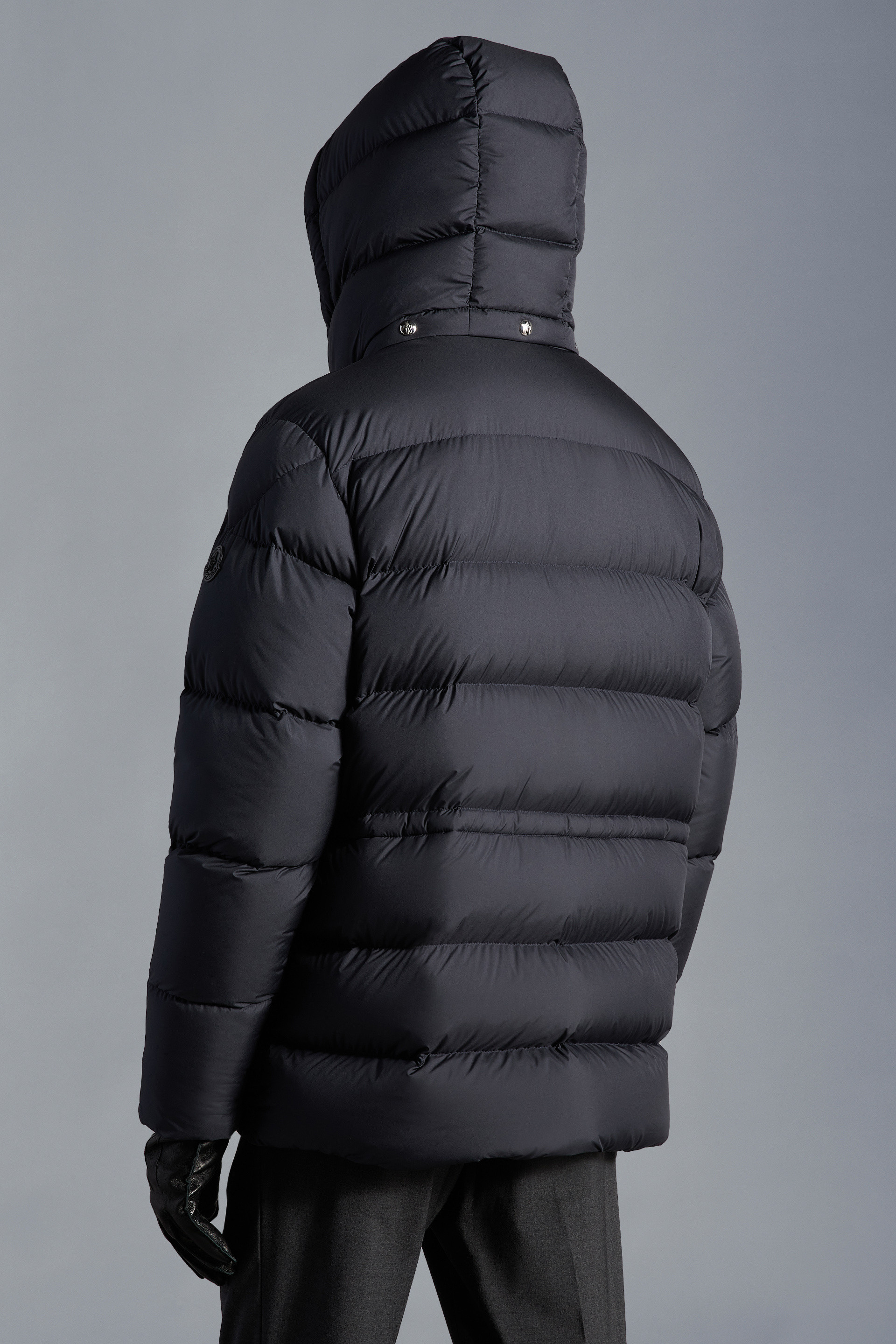 Shop Moncler Bauges Detachable-hood Jacket In Blue