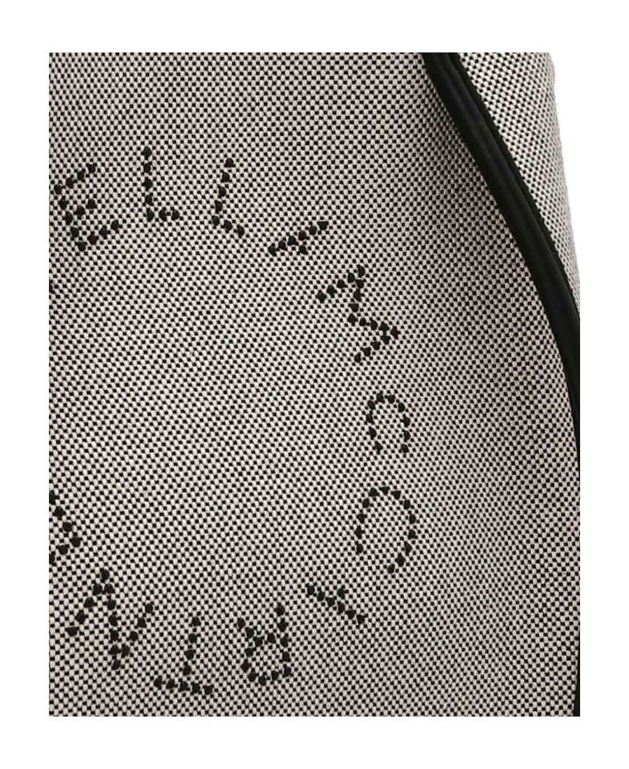 Stella Mccartney Logo Shoulder Bag In Black