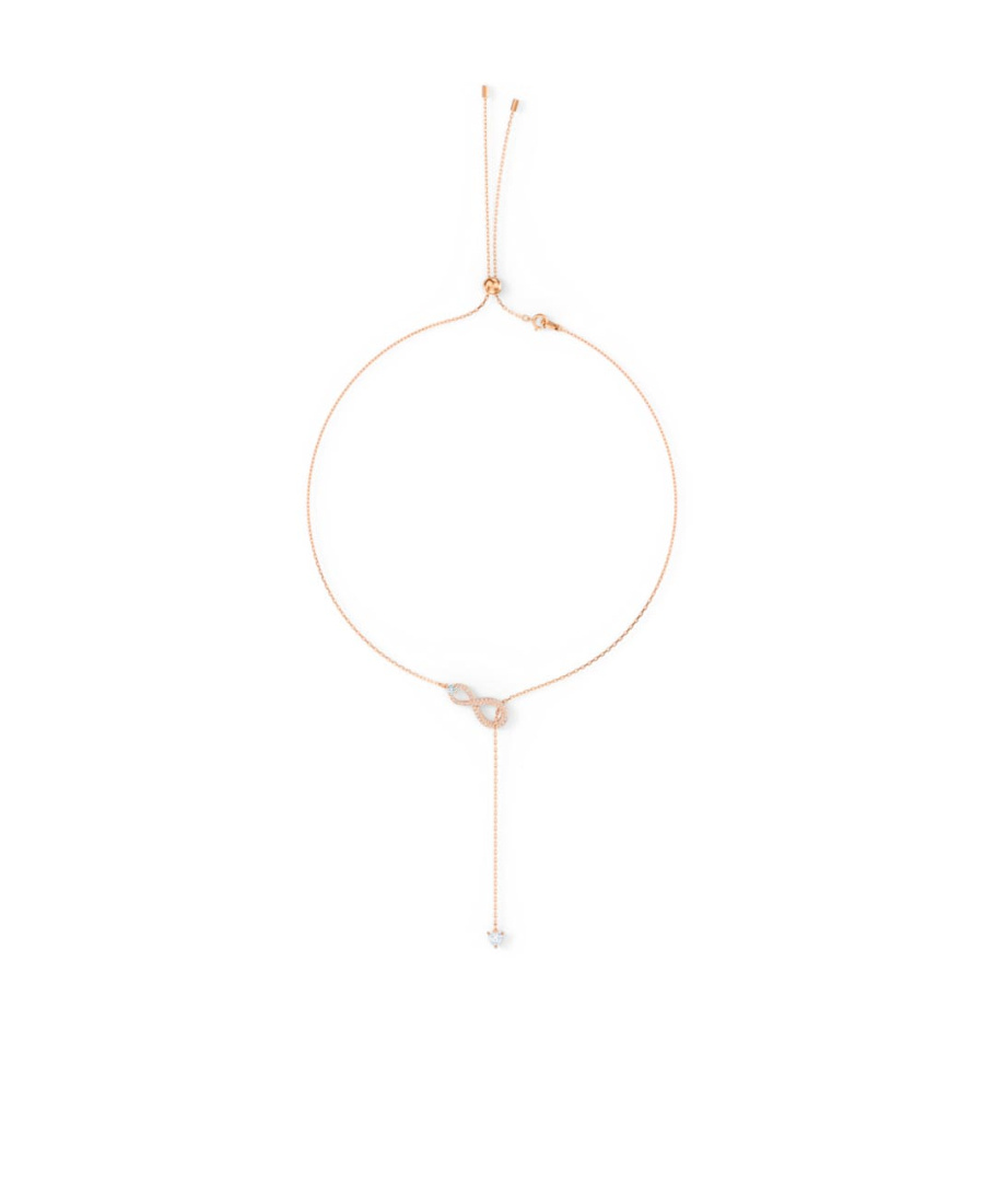 Swarovski Endless Symbol Necklace In Yellow