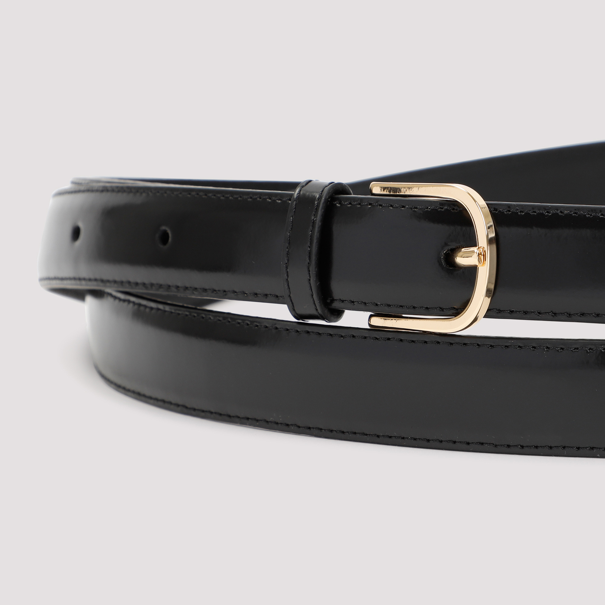 Totême Smooth Waist Belt In Black