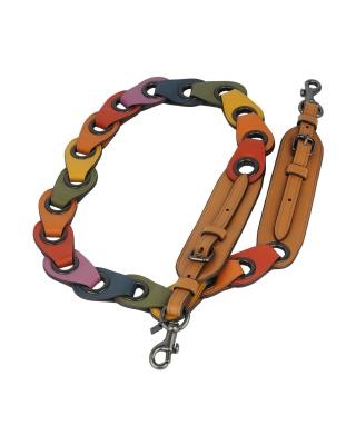 Coach Logo Shoulder Strap In Multicolor