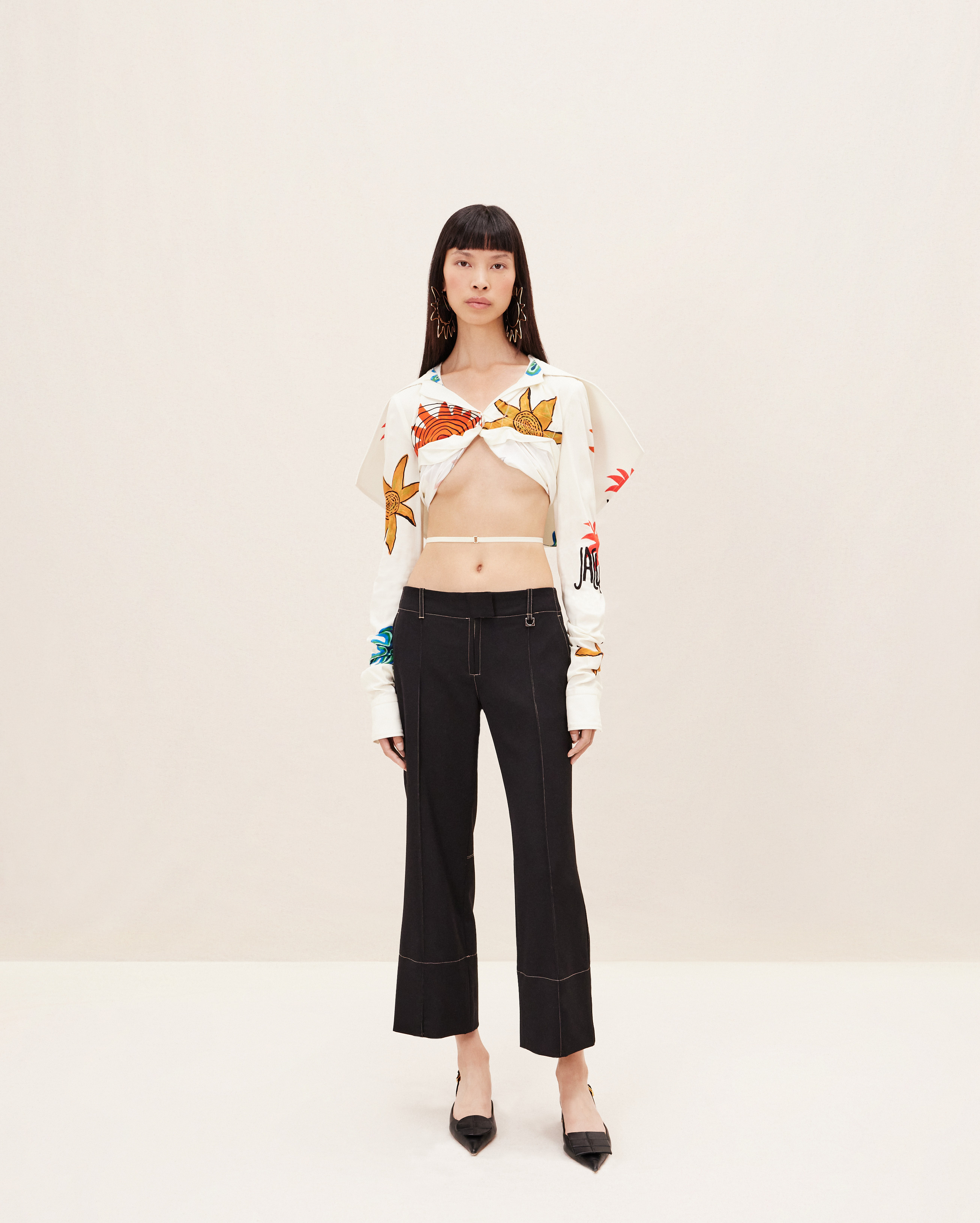 Jacquemus Multicolored Pocket Shirt La Chemise Meio In White
