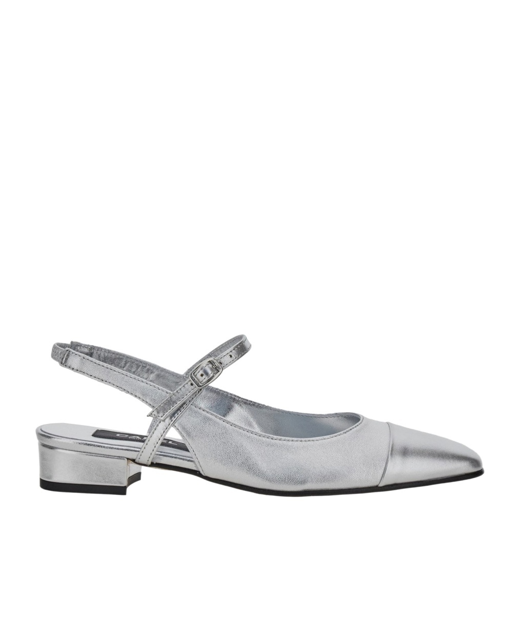 Carel Paris Open-heeled Ballet Shoes In Gray