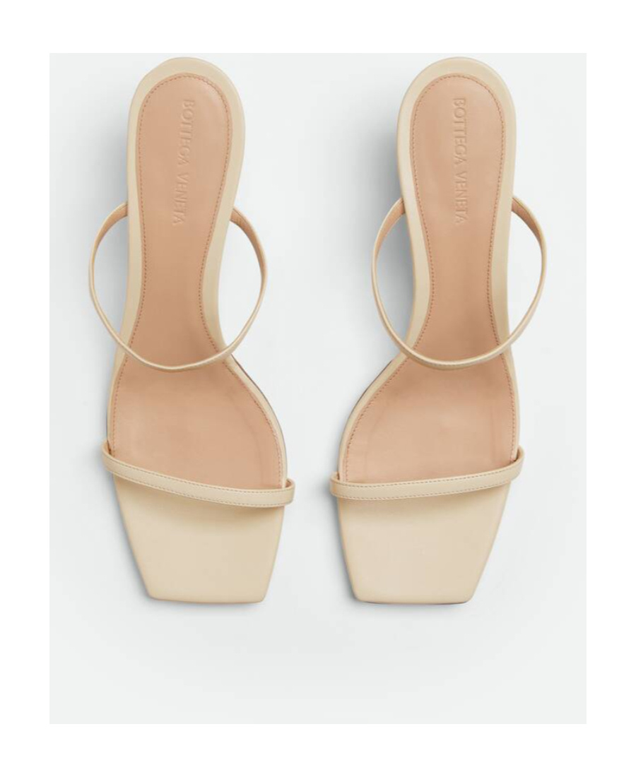 Bottega Veneta Knot High-heeled Sandals In Nude