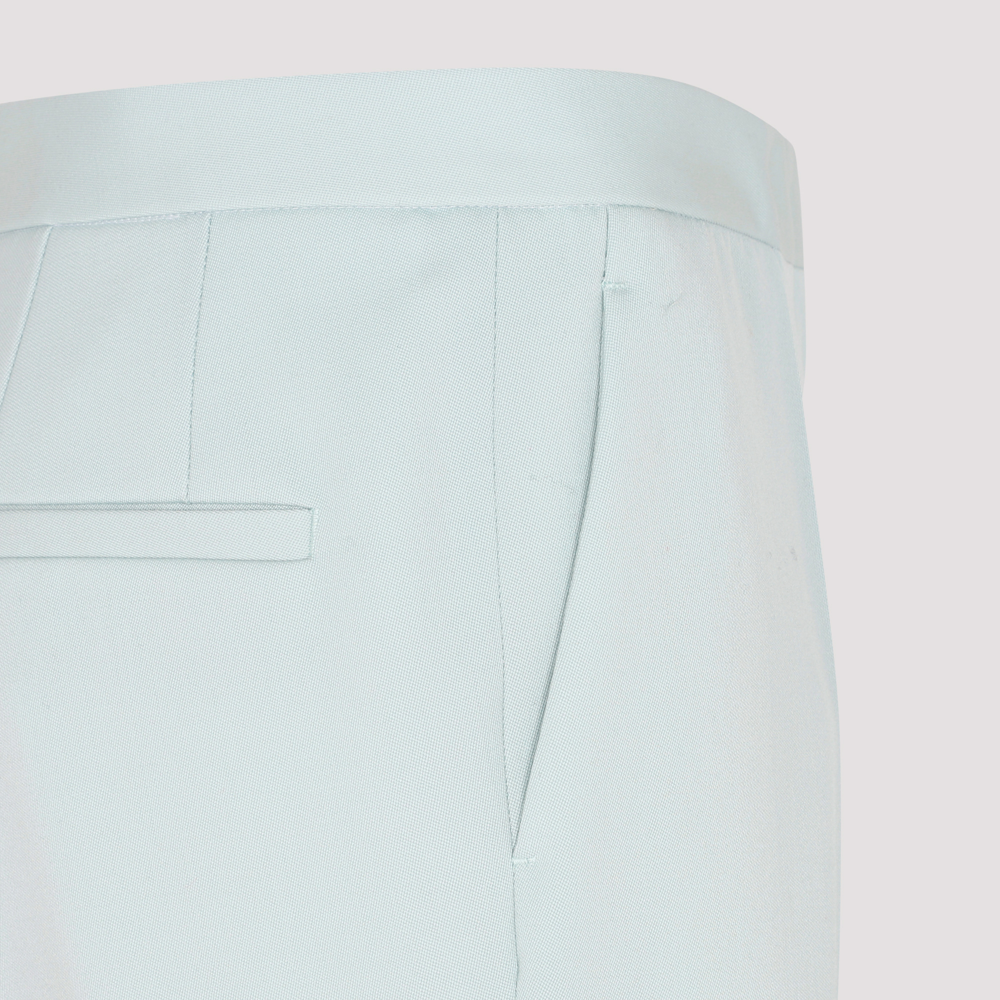 Jil Sander Pressed-crease Tailored Trousers In White