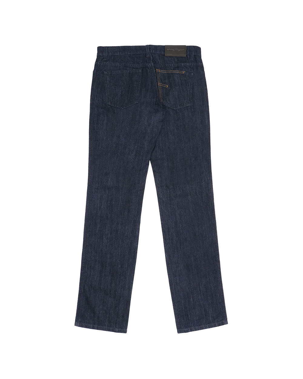 Ferragamo Straight Jeans In Black