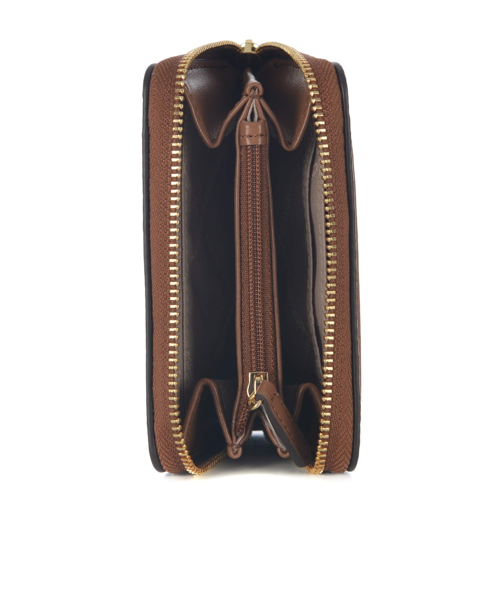 Michael Michael Kors Small Jet Set Wallet In Brown
