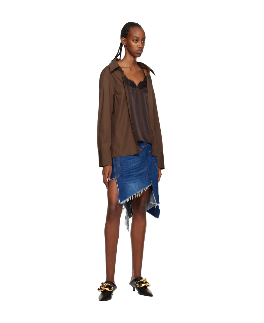 Jw Anderson Ssense Work Capsule – Brown Shirt In Multicolor