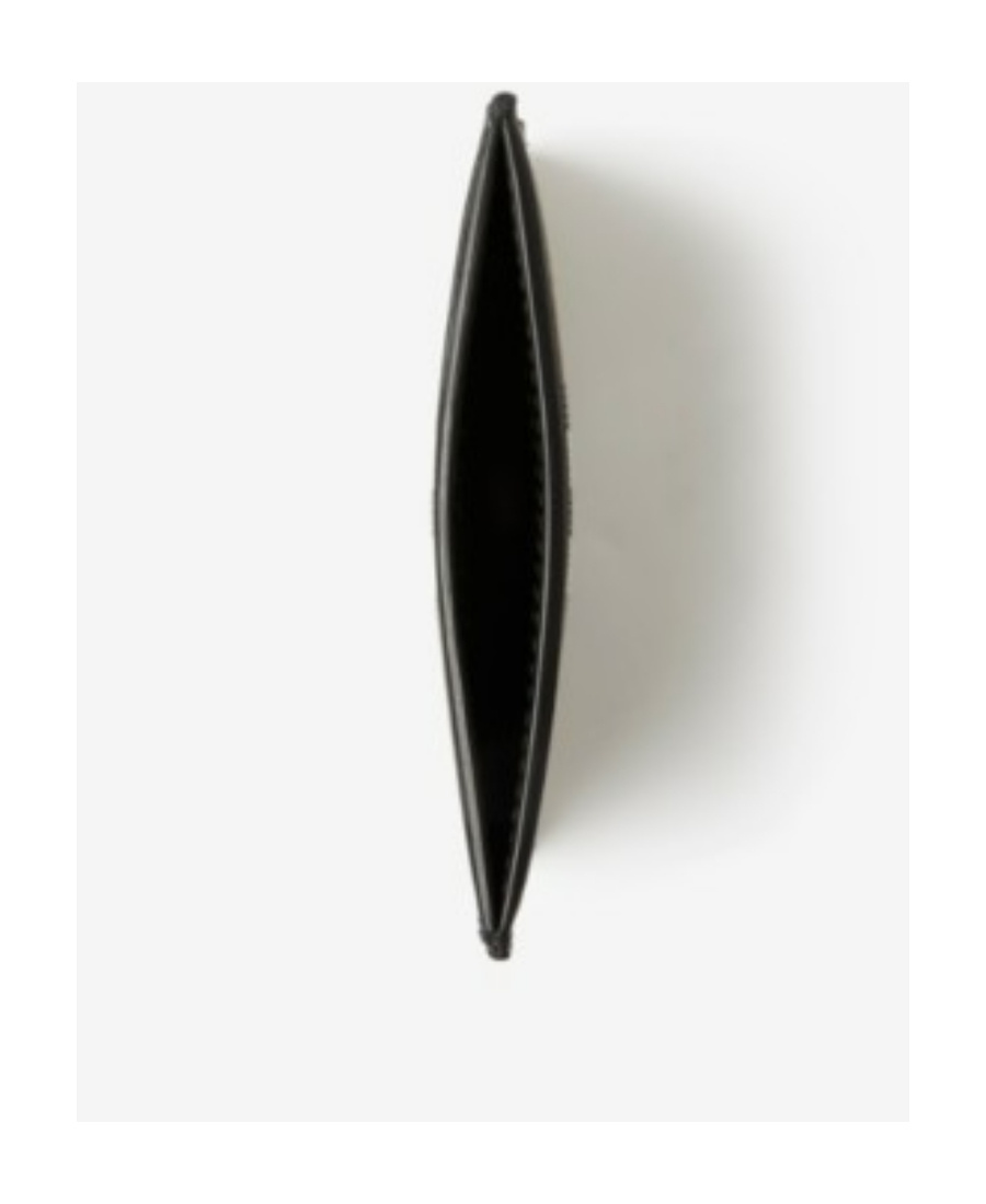 Burberry Vintage Checkered Zip Card Case In Black