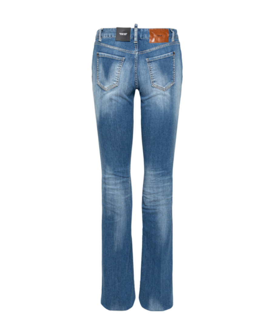 Dsquared2 Distressed-effect Jeans In Blue
