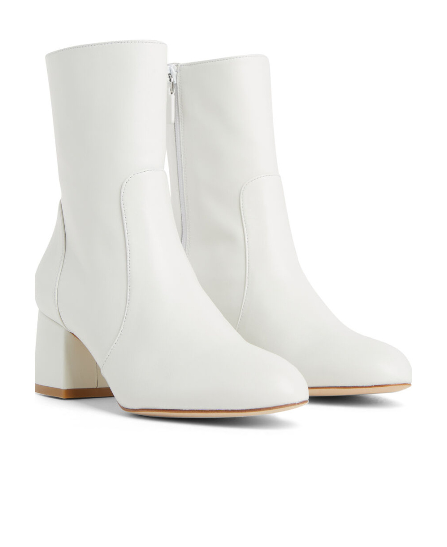 Stuart Weitzman Ariana 60 Sock Bootie The Sw Outlet In White