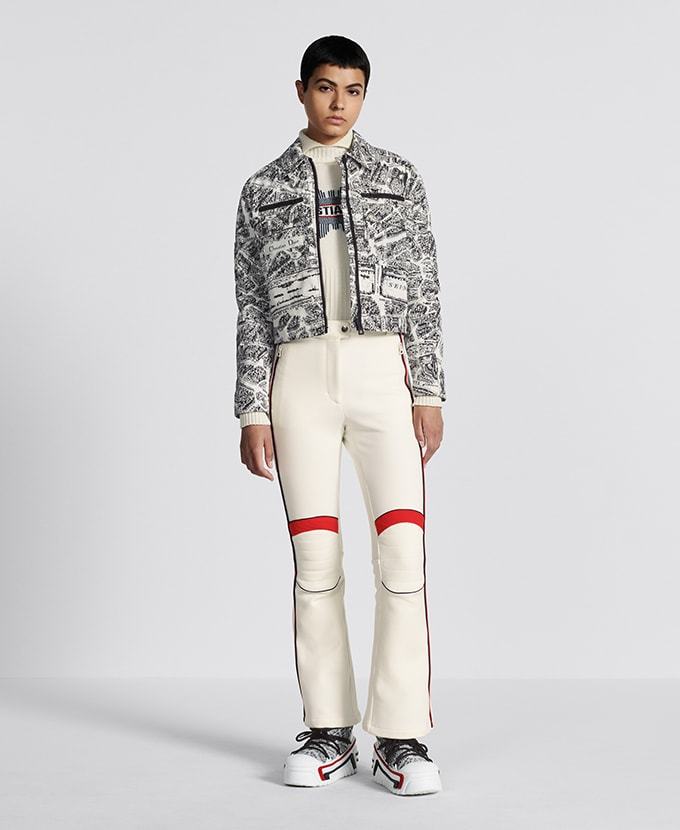 Dior Alps Short Version Waist Jacket In White