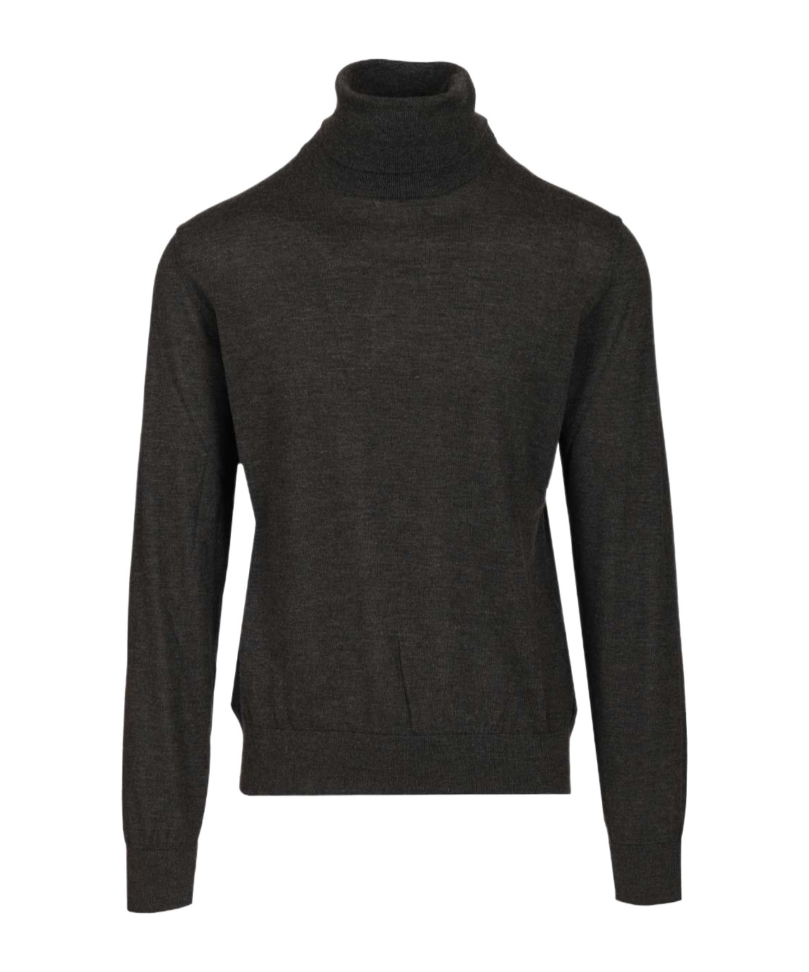 Dolce & Gabbana Cashmere Turtleneck Sweater Knitwear Grey In Black