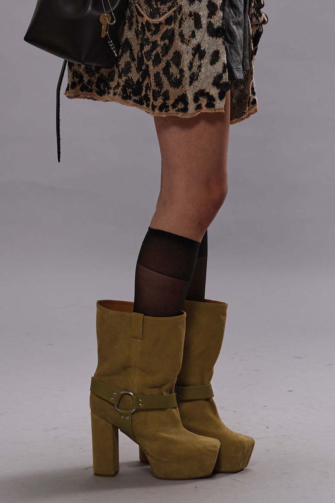 R13 Sid High Heel Ankle Boots In Nude