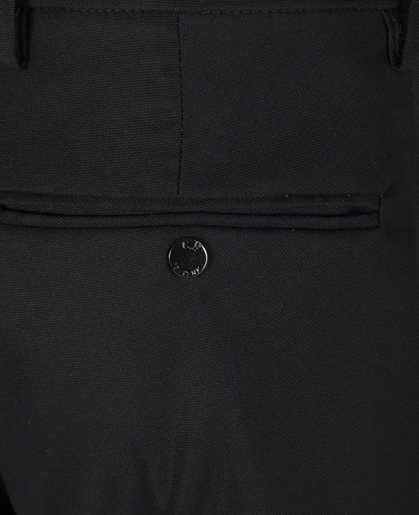 C.p. Company Belt-loop Casual Pants In Black