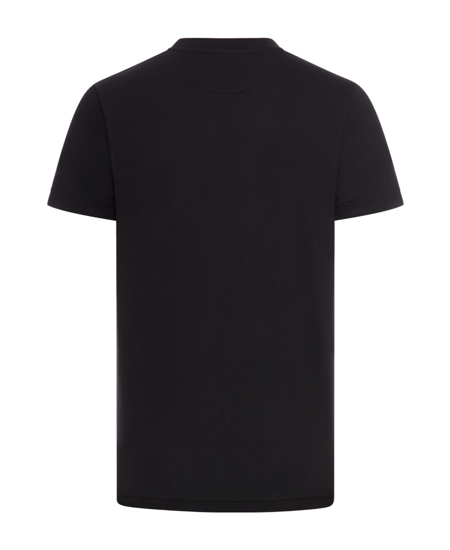 Valentino Canvas Iconograph Cotton T-shirt In Black