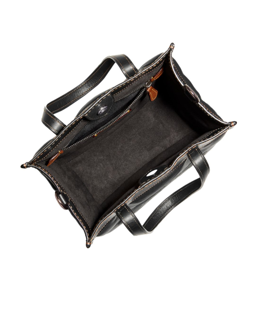 Coach Black Logo Shoulder Bag In Black