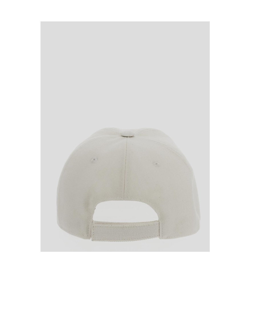 Shop Stella Mccartney Logo Embroidered Baseball Cap In Gray