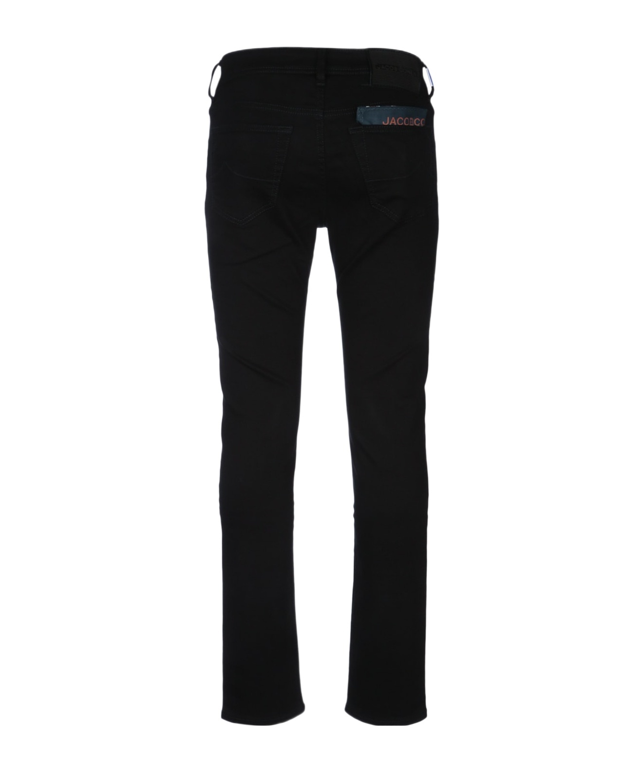 Jacob Cohen Belt-loop Casual Pants In Black