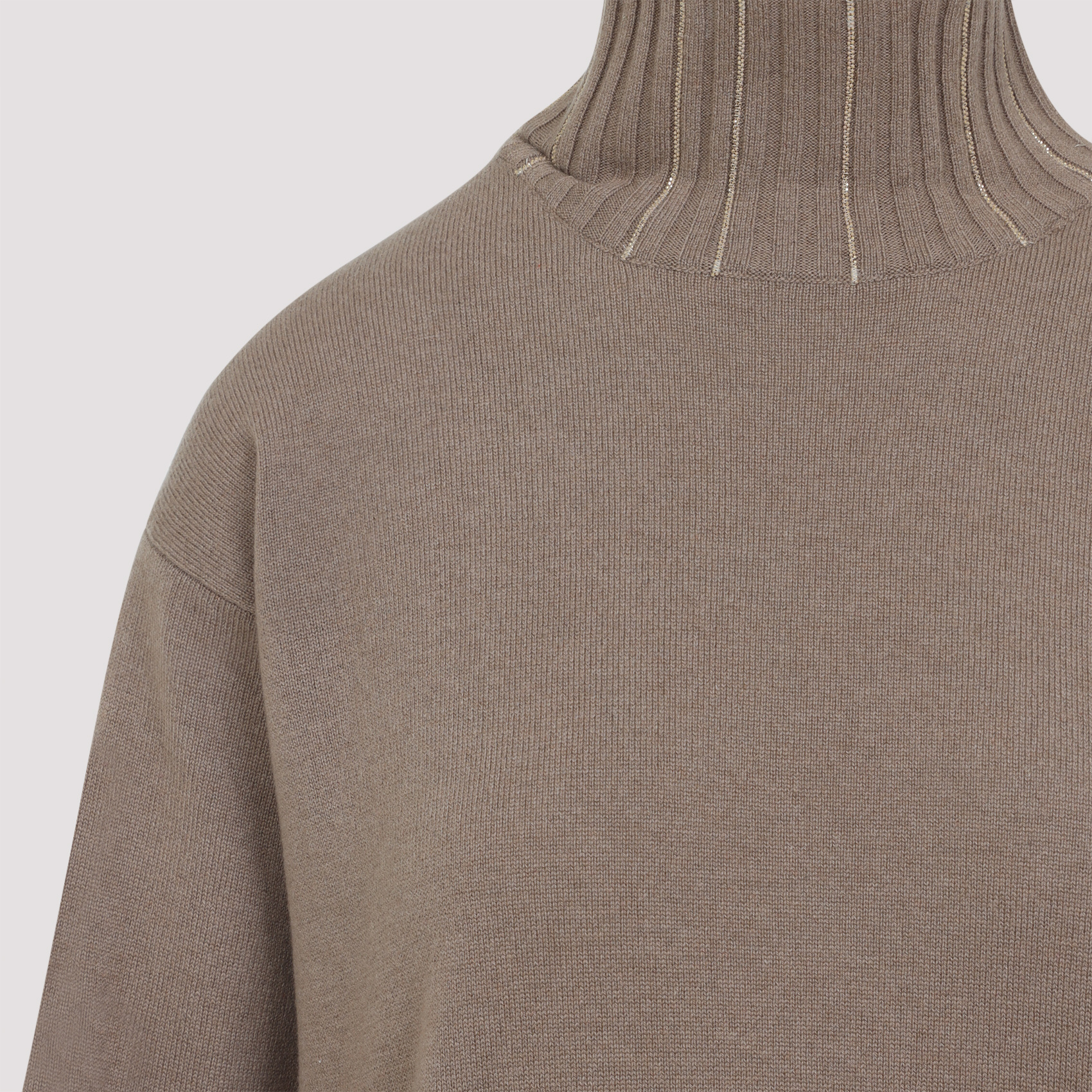 Fabiana Filippi Knit Midi Dress In Brown