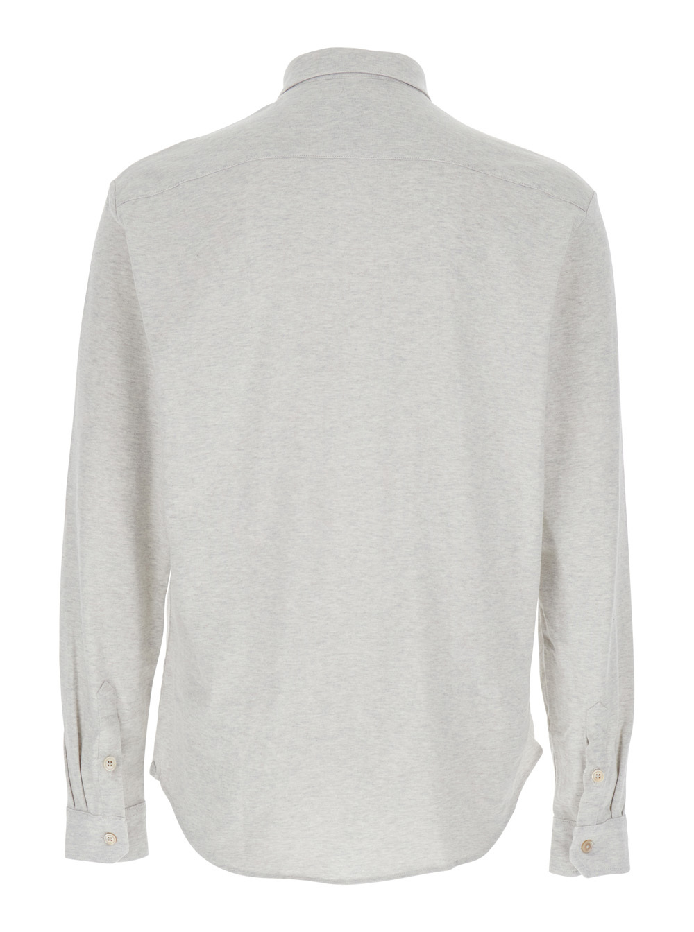 Eleventy Light Grey Cotton Shirt