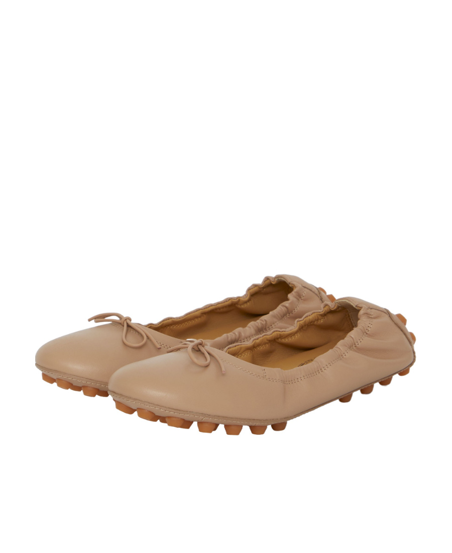 Tod's Women Des Gommini 76k Ballerinas In Nude