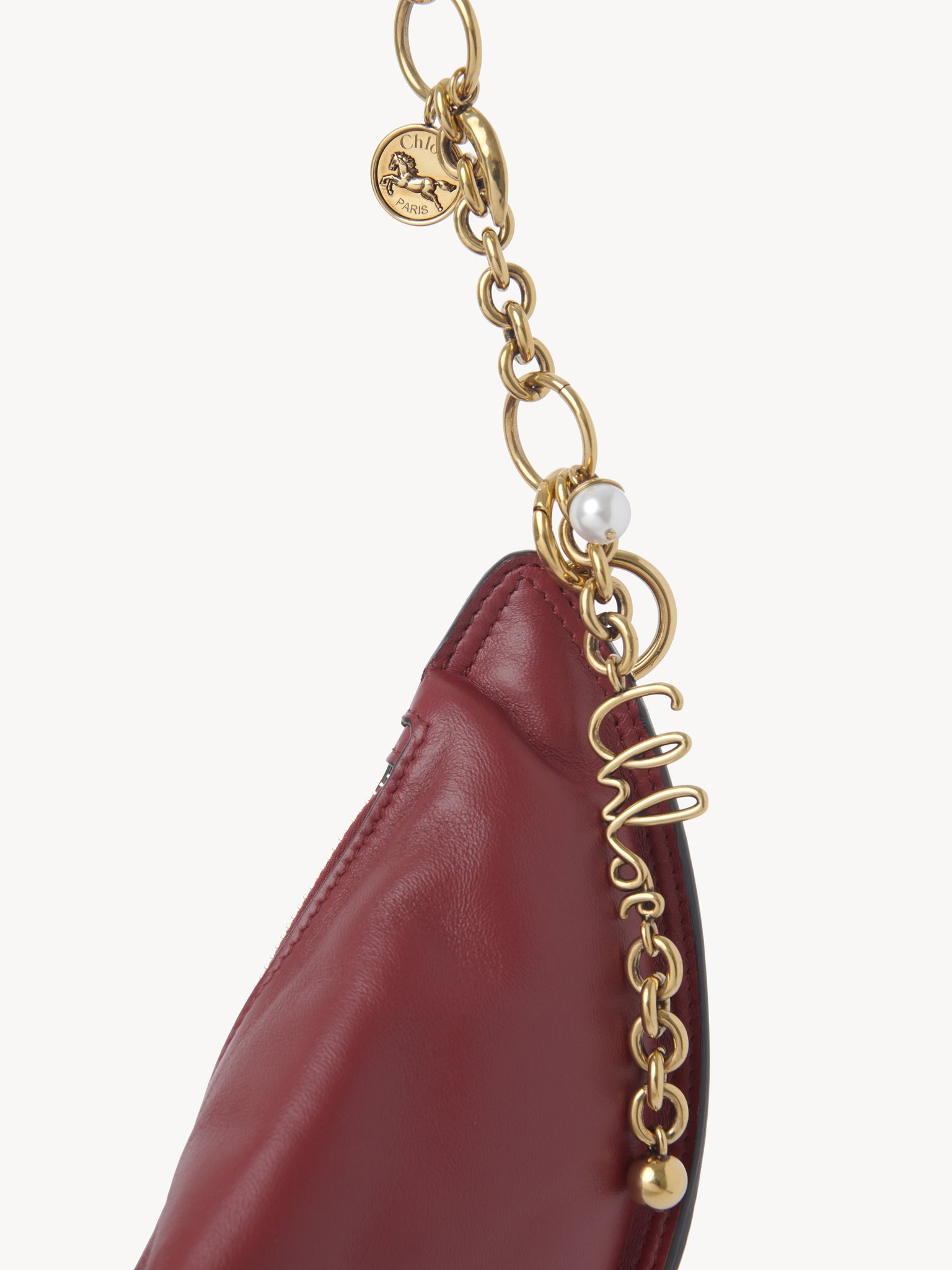 Chloé Icons Shoulder Bag In Red