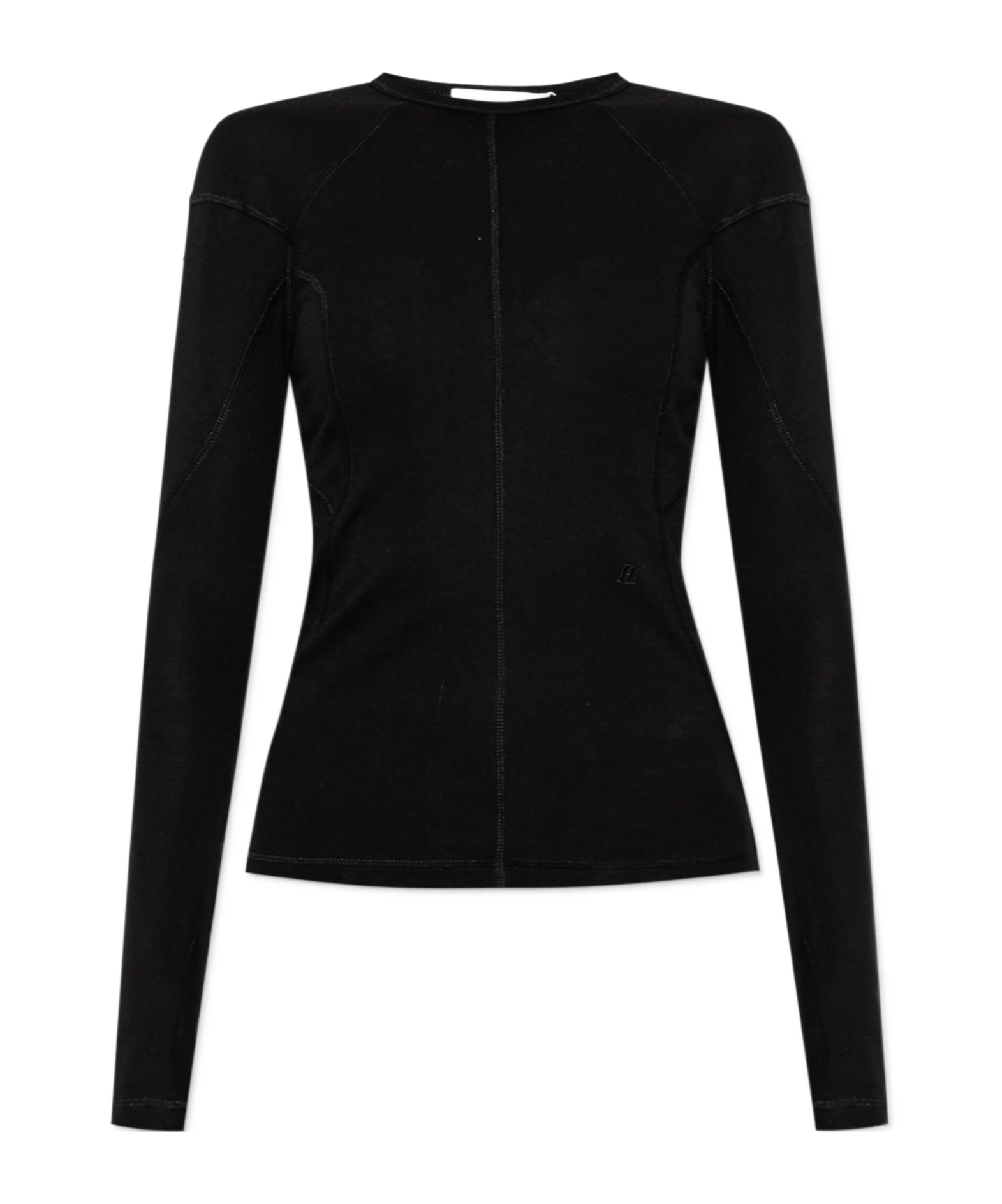 Helmut Lang Long-sleeved Top In Black