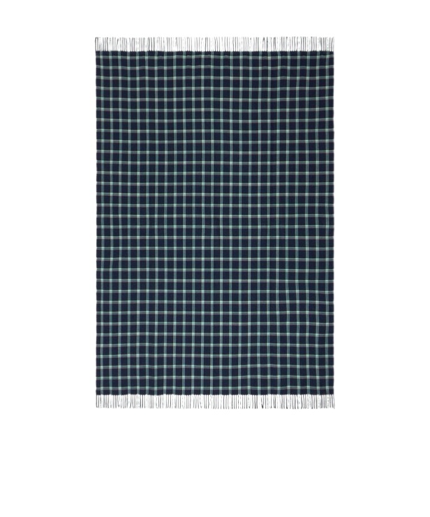 Etro Plaid Scarf In Black