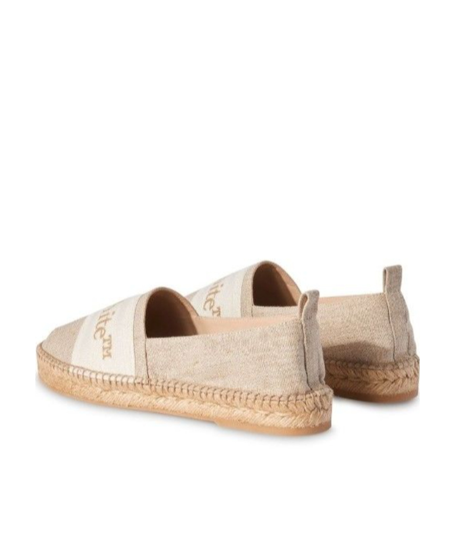 OFF-WHITE BOOKISH CANVAS ESPADRILLES 